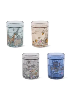 4 Pack Glitter Cups