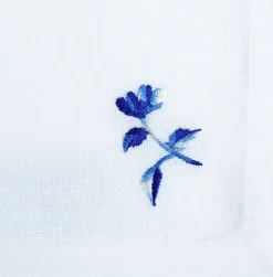 6 servietter med blomster