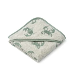 Alba Yarn Dyed Hooded Baby Towel