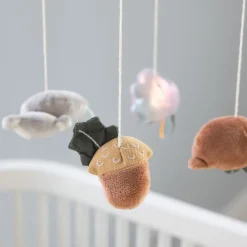 Baby musical mirror mobile, Woodland