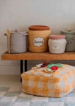 Basket Honey Pot