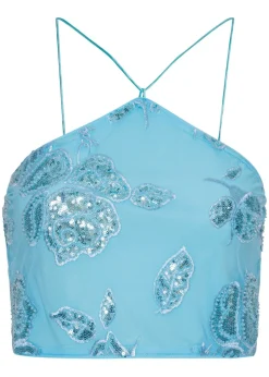 Beaded Crop Top