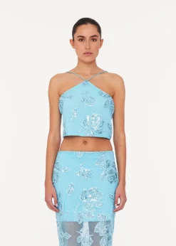 Beaded Crop Top
