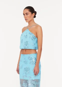 Beaded Crop Top