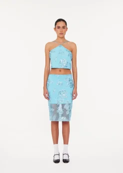 Beaded Pencil Skirt