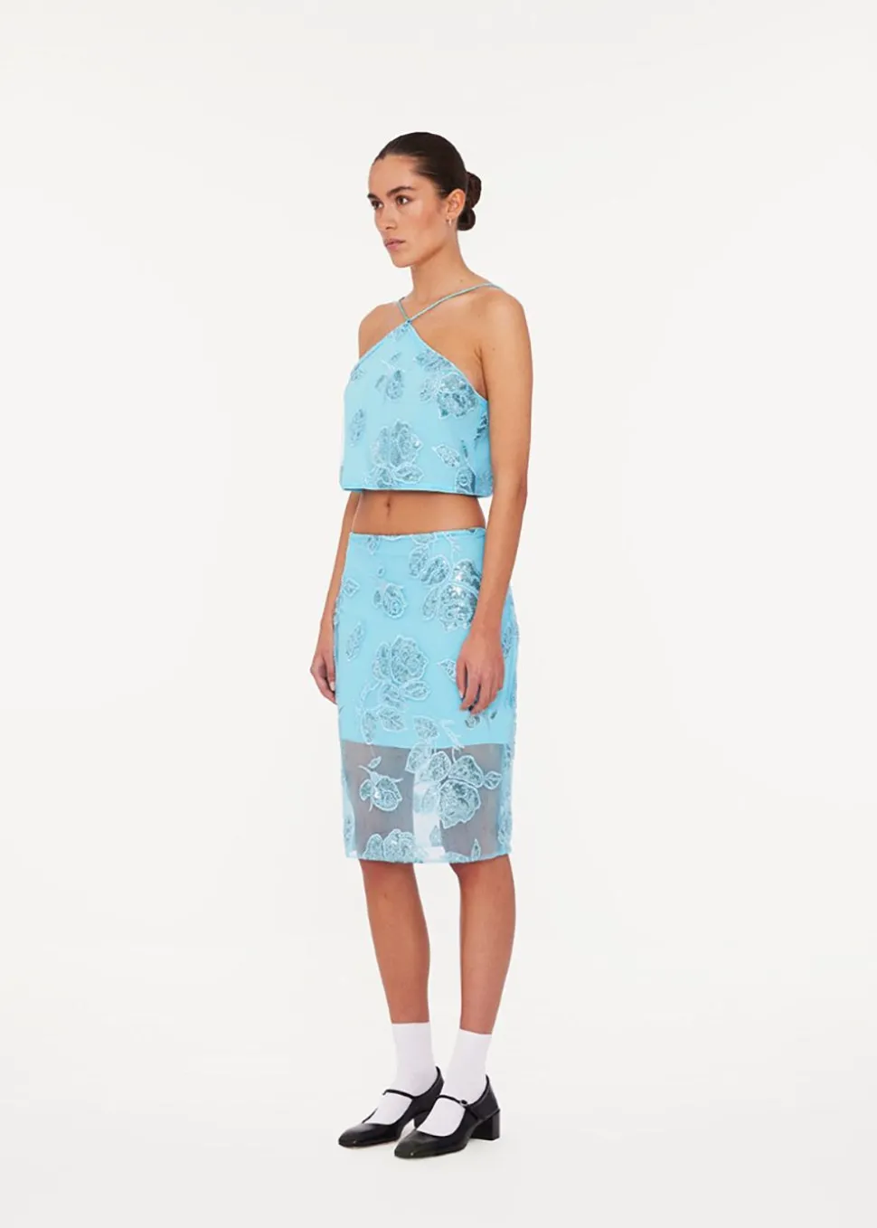 Beaded Pencil Skirt