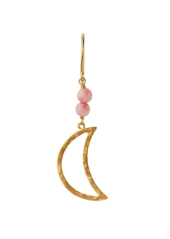 Bella Moon Earring with Coral