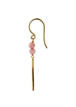 Bella Moon Earring with Coral
