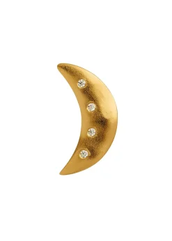 Bella Moon Earring with Four Stones