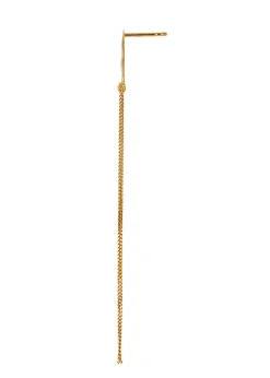 Bella Moon Earring with Long Chains