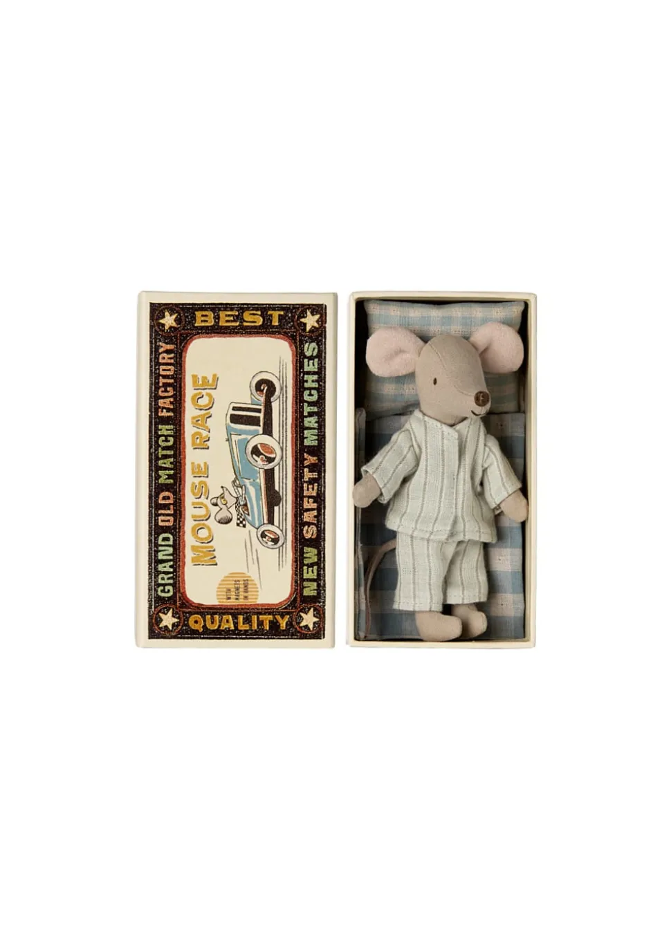 Big brother mouse in matchbox