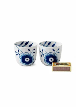 Blue Fluted Mega - Tealight Holder