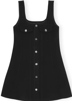Bonded Crepe Mini Dress