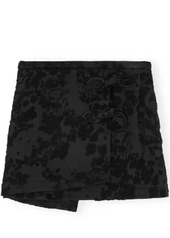 Boucle Jacquard Suiting Mini Skirt