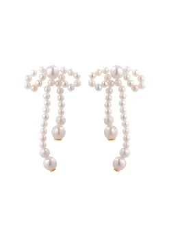 Bow Pearl Earrings