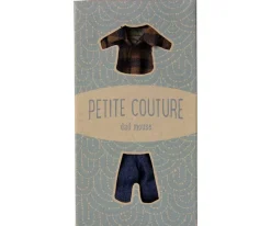 Brown Checked Shirt And Pants - Dad Mouse