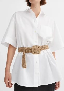 Carla Straw Belt