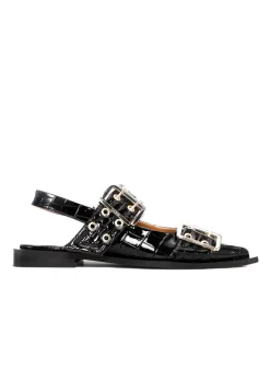 Chunky Buckle Ballerina Naplack