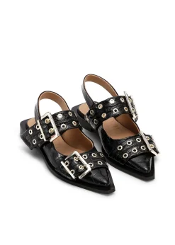 Chunky Buckle Ballerina Naplack