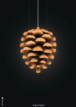 Classic Cone Poster - Black