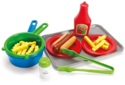 Classic Hotdog set on Tray