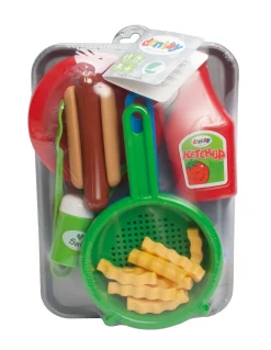 Classic Hotdog set on Tray