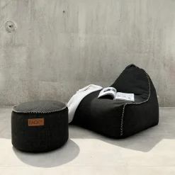 Cobana Lounge Chair & Pouf
