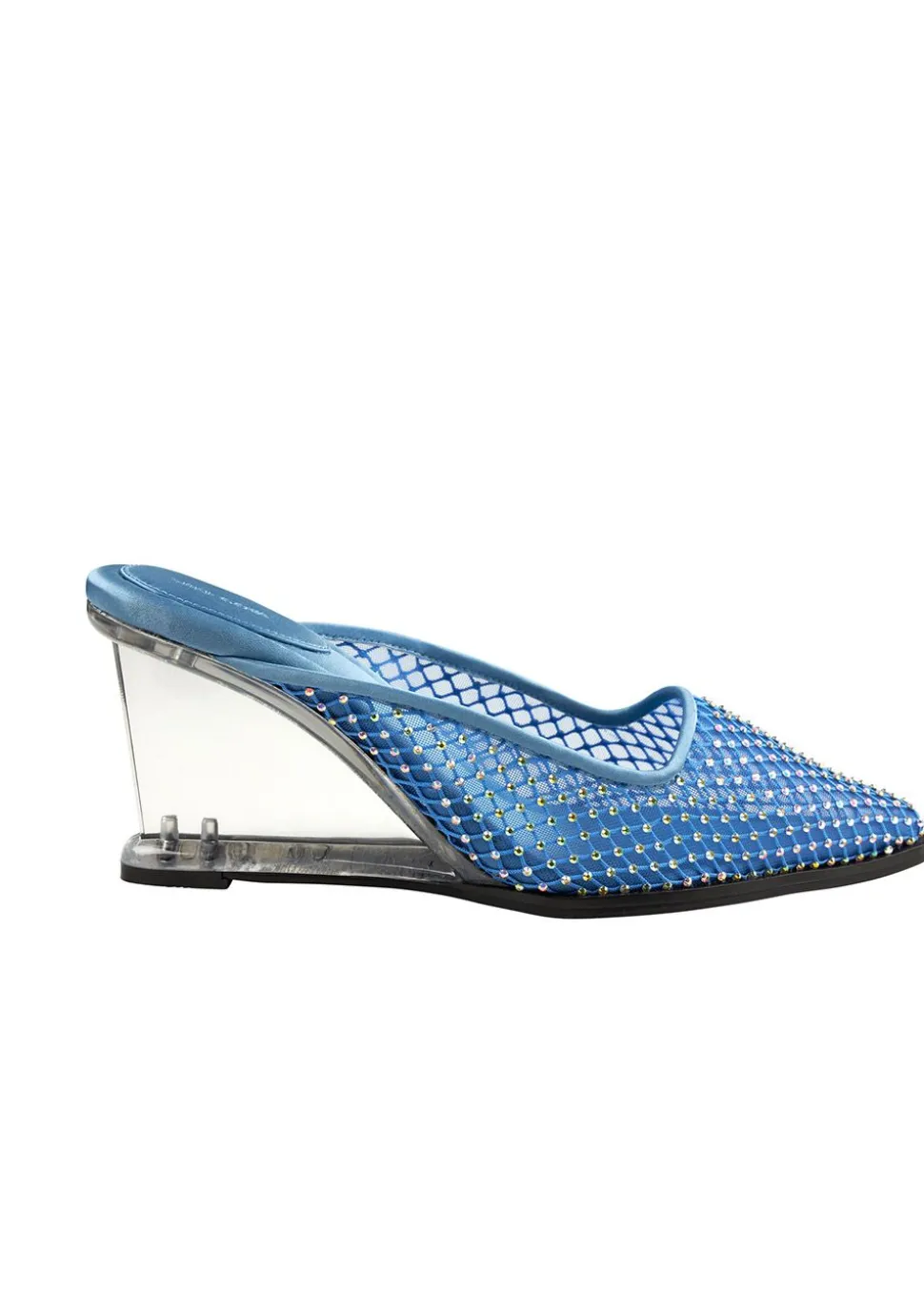 Crystal Wedge Heel