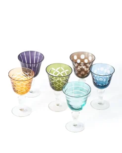 Cuttings Wine Glasses / set af 6