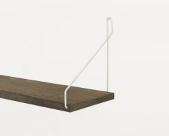 Dark Stained Oak Shelf - 40 cm