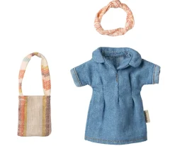 Denim Dress And Bag - Mum Mouse