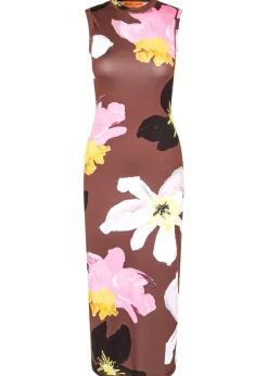 Elastic Tank Crewneck Dress