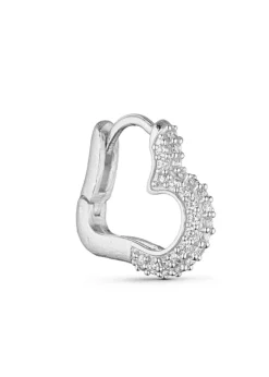 Esmee Heart Earring W. Zircons