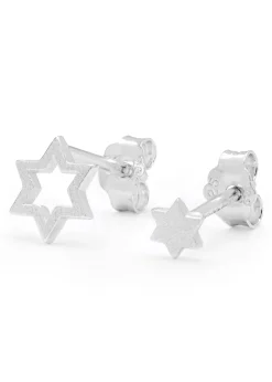 Family Star Earrings Pair