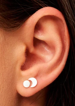 Family To The Moon And Back Earrings Pair