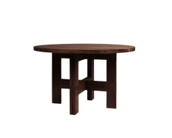 Farmhouse Trestle Table / Round