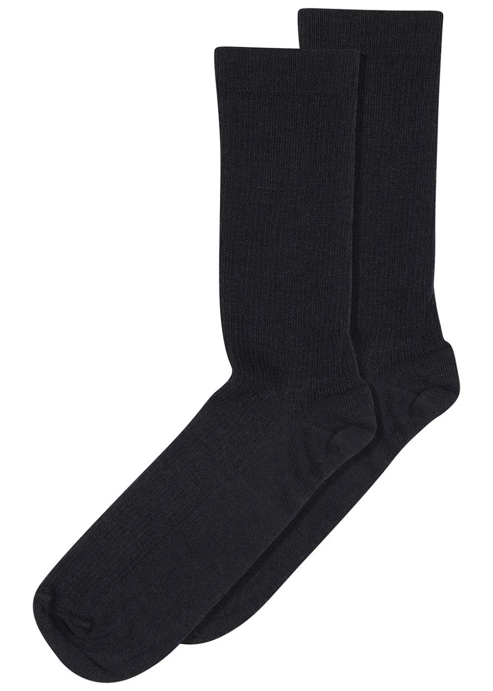 Fine Wool Rib Socks