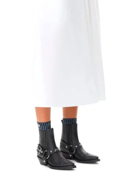 Fitted Chelsea Western Boot Bicolor