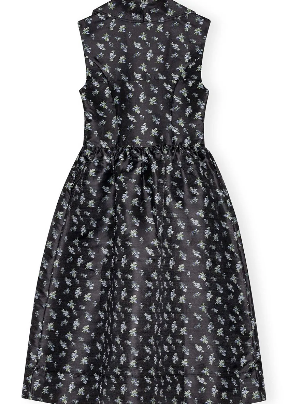 Floral Jacquard Midi Dress