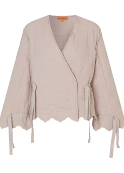 Gathered Tie Jacket