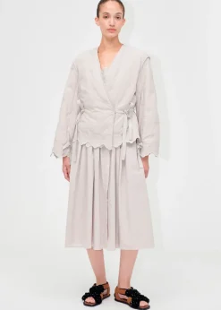 Gathered Tie Jacket