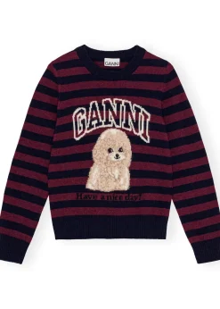 Graphic Wool Mix Crewneck