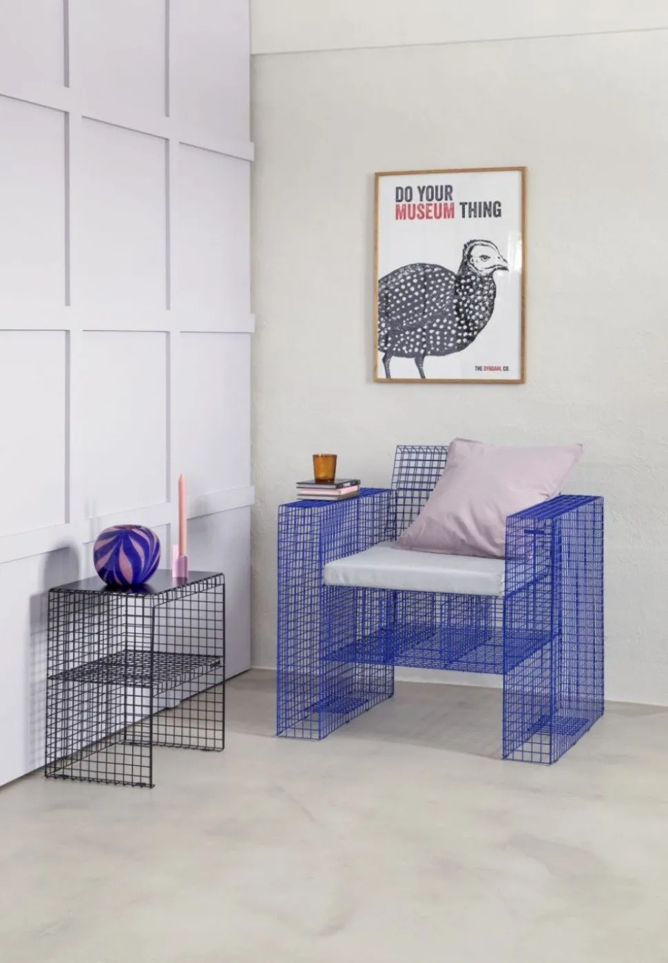 Grid Side Table