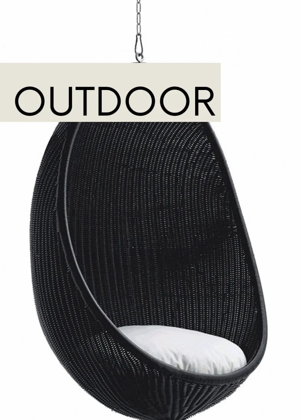 Hanging Egg Chair Exterior - Outdoor model