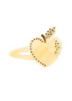 Heart Apple Hairclip