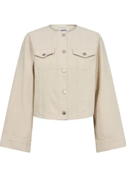 IVY-Jazz Short Jacket Wash Ecru
