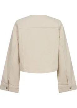 IVY-Jazz Short Jacket Wash Ecru