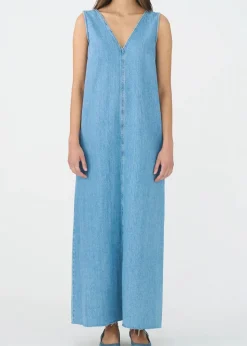 IVY-Uta Distressed Maxi Dress