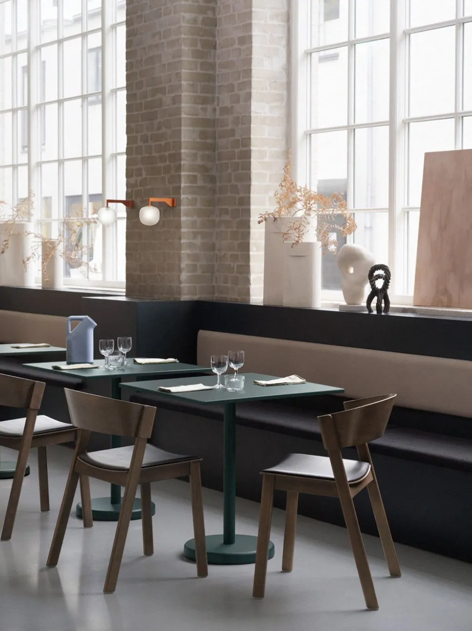 Linear Café Steel Table