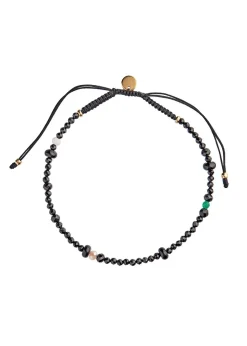 Lissé Bracelet - Black Dream Colors with Black Ribbon